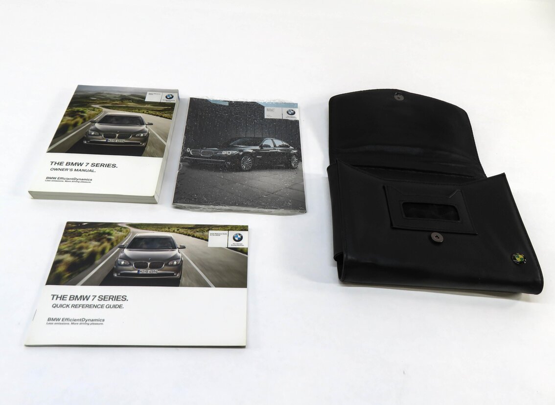 Thumbnail 2: 2012 BMW 740Li (F01) OWNERS MANUAL BOOKLET SET/3 w/ CARRYING CASE