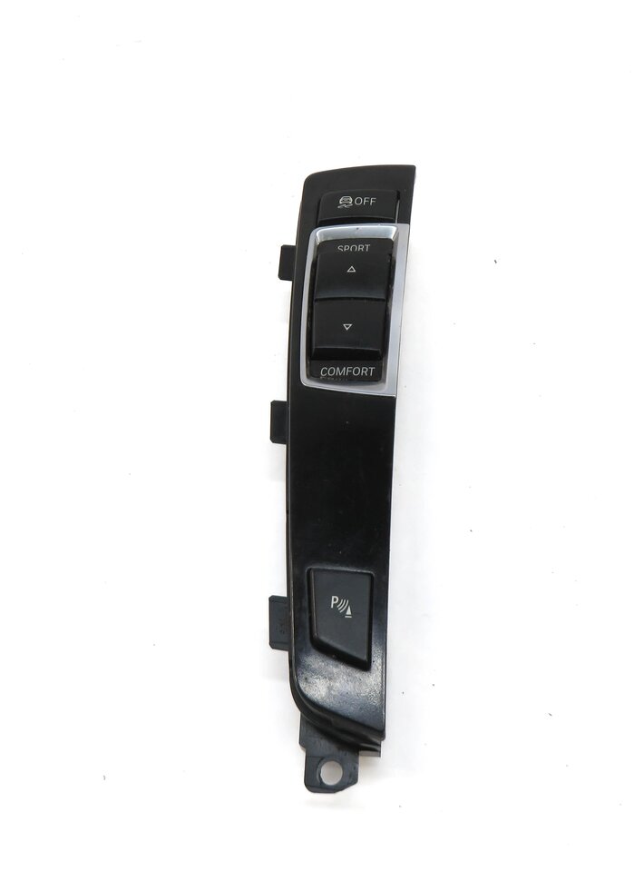 Thumbnail 2: 2012 BMW 740Li (F01) CONSOLE SPORT COMFORT PDC TRACTION SWITCH BUTTON PANEL