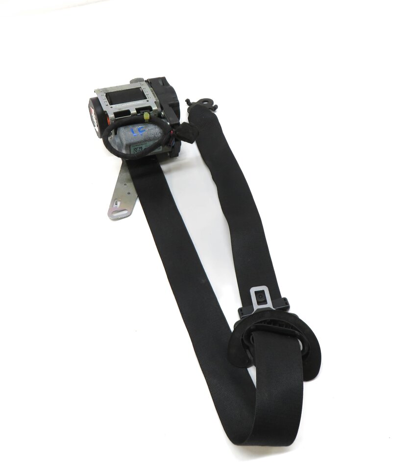 2009-2012 BMW 740i 750i 760i B7 (F01) LEFT DRIVER SEATBELT RETRACTOR (BLACK)