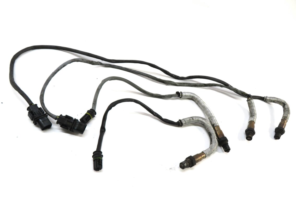 Thumbnail 2: 2012 BMW 740Li (F01) 3.0L N54 TURBO ENGINE PRE POST CAT O2 OXYGEN SENSOR SET/4