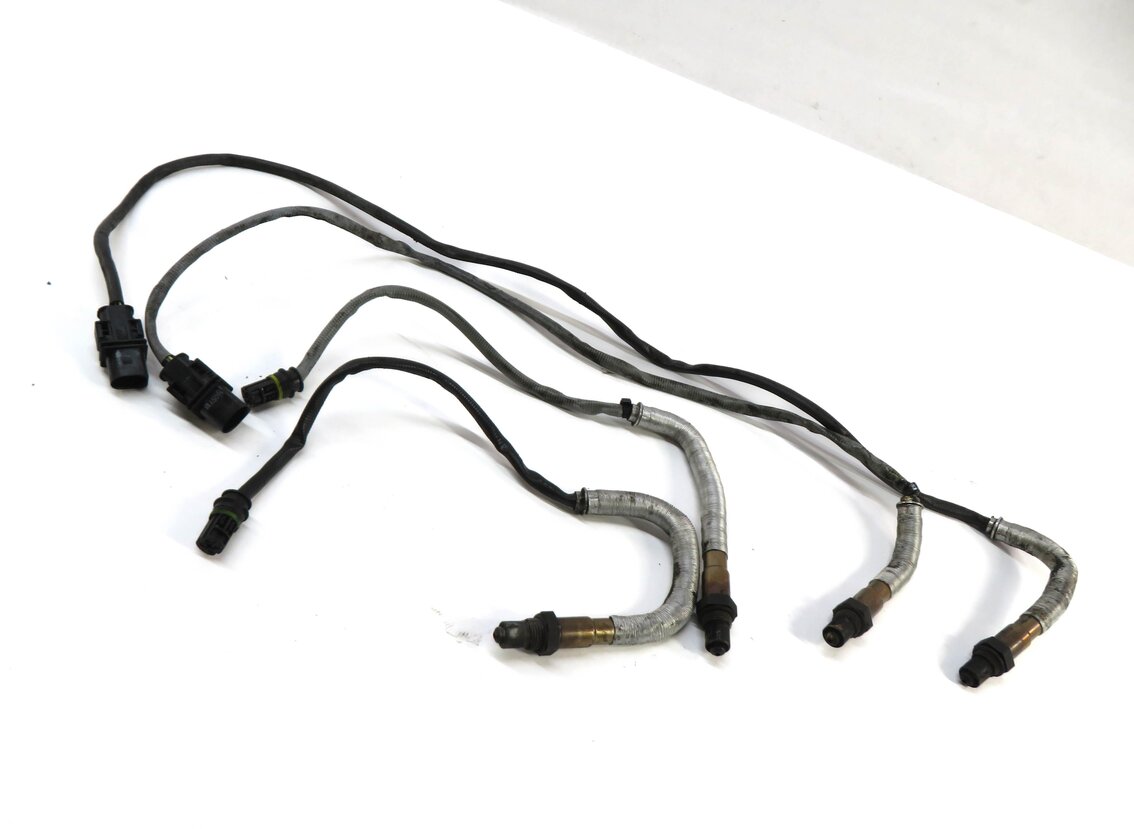 Thumbnail 3: 2012 BMW 740Li (F01) 3.0L N54 TURBO ENGINE PRE POST CAT O2 OXYGEN SENSOR SET/4