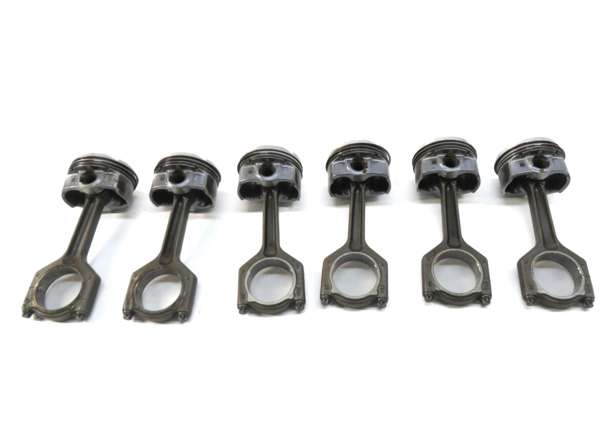Thumbnail 4: 11-16 BMW 335i 740i Z4 (E90 F01 E89) 3.0L N54 TURBO PISTON CONNECTING ROD SET/6