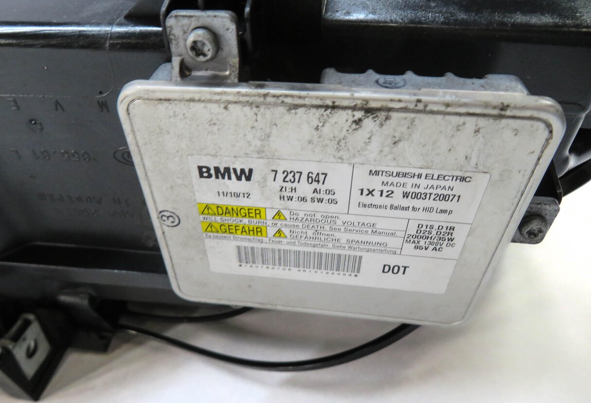 Thumbnail 6: 09-12 BMW 740i 750i 760i B7 (F01) LEFT DRIVER ADAPTIVE XENON HID HEADLIGHT LAMP