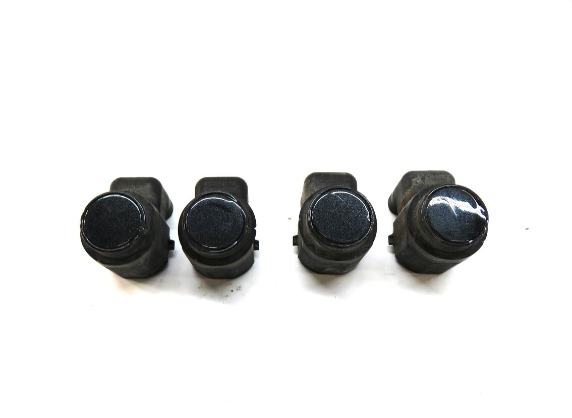 Thumbnail 2: 2012 BMW 740Li (F01) REAR BUMPER PARK DISTANCE ASSIST PDC SENSOR SET/4 (GREY)