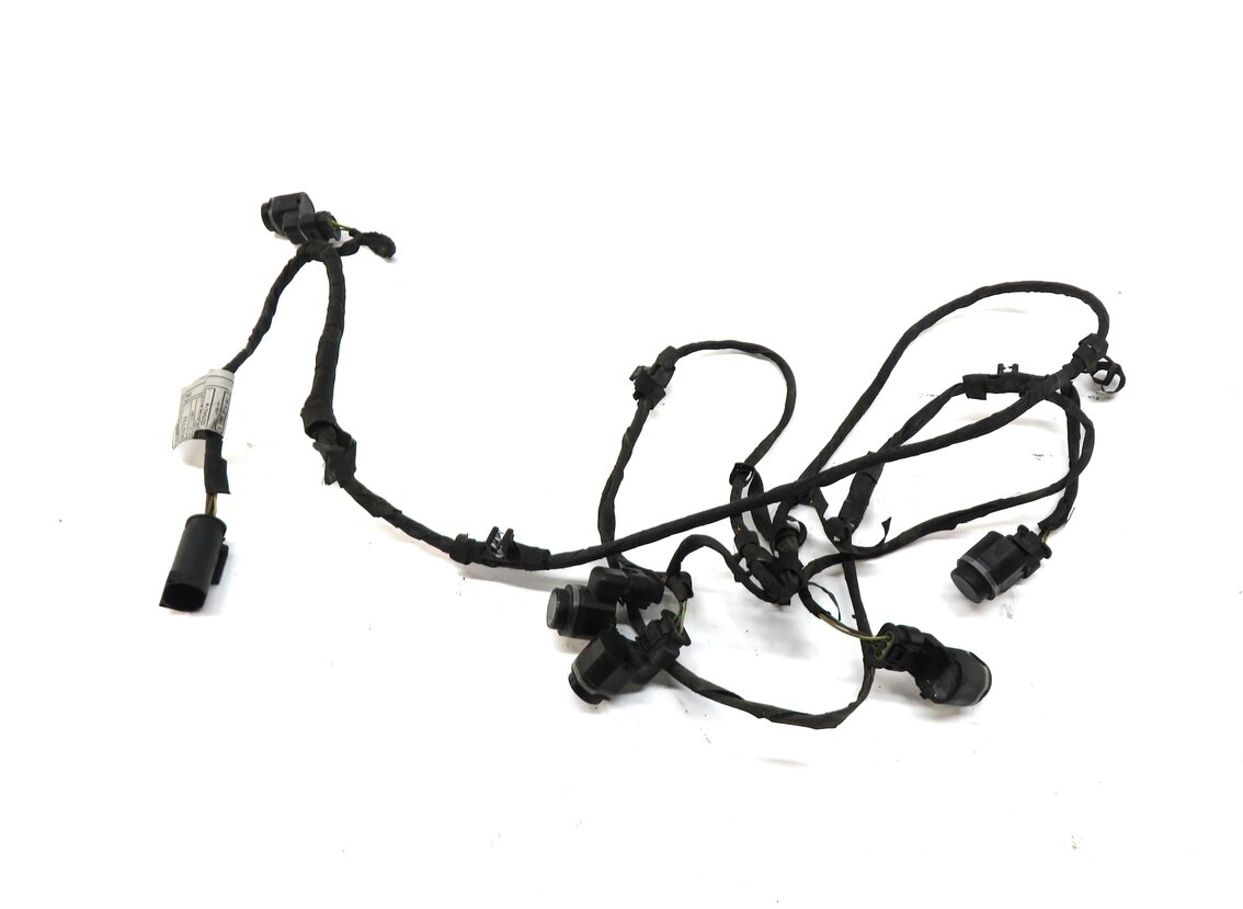 Thumbnail 2: 2012 BMW 740Li (F01) FRONT PARK ASSIST PDC SENSOR SET/5 (GREY) W/ WIRE HARNESS