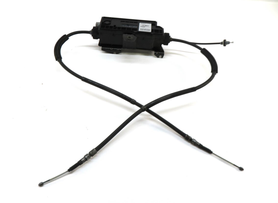 2012 BMW 740Li (F01) EMERGENCY HILL PARKING BRAKE ACTUATOR w/ CABLE 34436797789