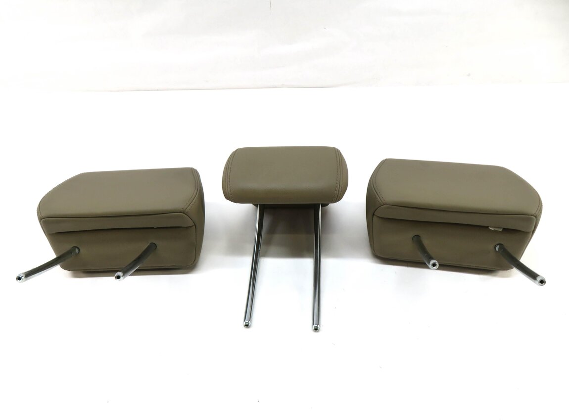 Thumbnail 2: 2013 RANGE ROVER EVOQUE (L538) REAR SEAT LEFT CENTER RIGHT HEADREST SET ALMOND
