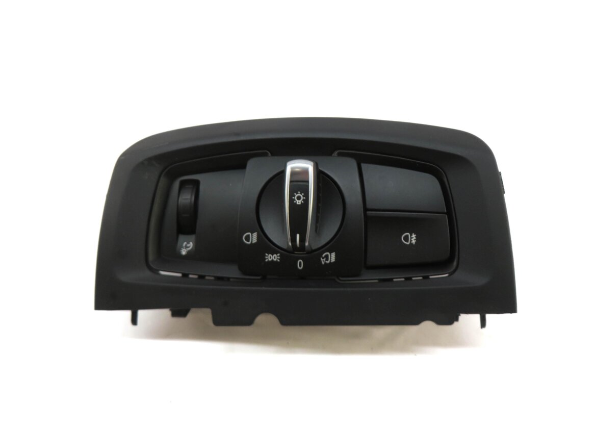 Thumbnail 3: 2014-2018 BMW X5 (F15) HEADLIGHT SWITCH HEAD LIGHT CONTROL SWITCH (BLACK TRIM)