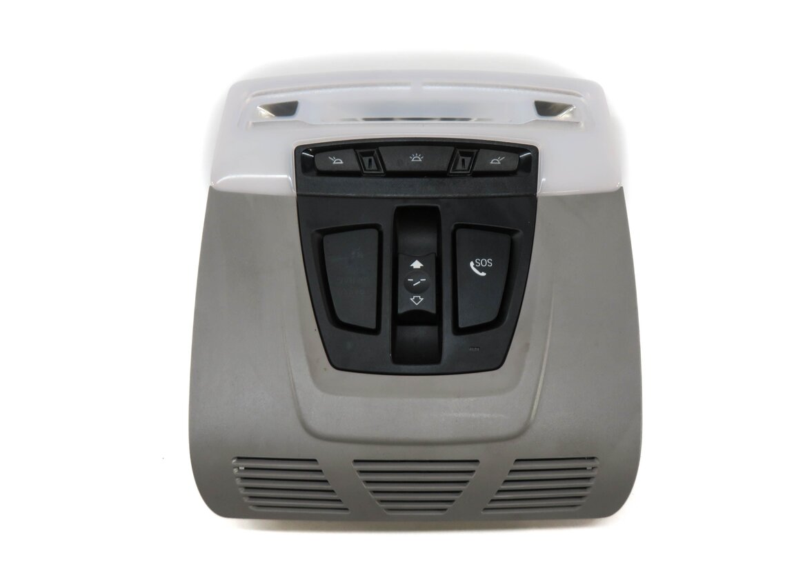 Thumbnail 3: 2015 BMW X5 (F15) FRONT DOMELIGHT MAP READING COURTESY DOME LIGHT LAMP (GRAY)