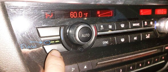 Thumbnail 2: 14-19 BMW X5 X6 X5M X6M ///M (F15 F16 F85 F86) FRONT HEATER TEMPERATURE CONTROL