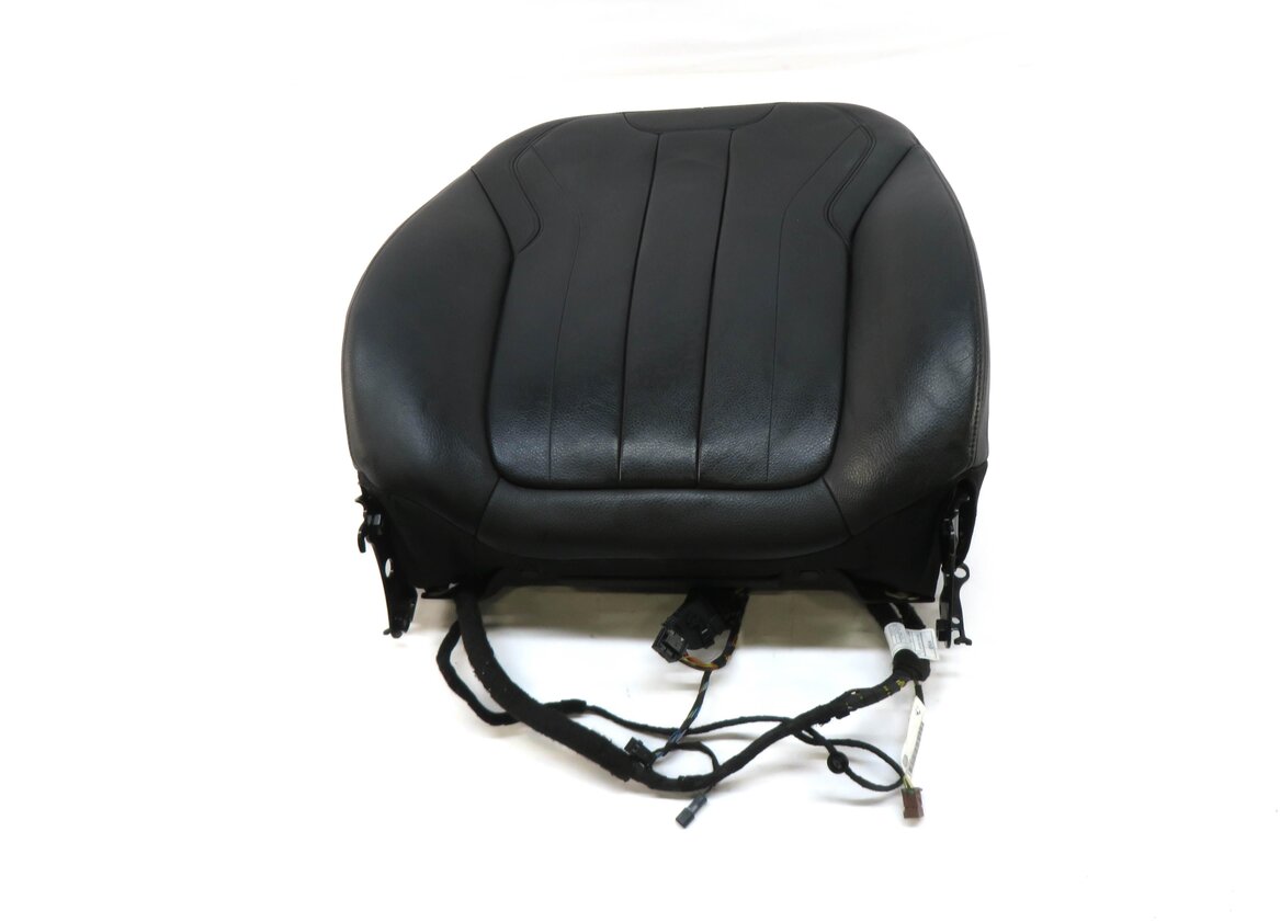 Thumbnail 2: 2015 BMW X5 (F15) LEFT FRONT DRIVER UPPER TOP HEATED SEAT CUSHION (BLACK LCSW)