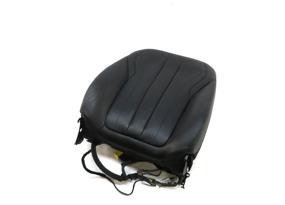 2015 BMW X5 (F15) RIGHT FRONT PASSENGER UPPER TOP HEATED SEAT CUSHION (BLACK)