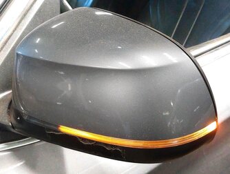 Thumbnail 2: 2014-2016 BMW X5 (F15) LEFT - PFOLD HEATED MEMORY AUTODIM DOOR MIRROR (GRAY A52)