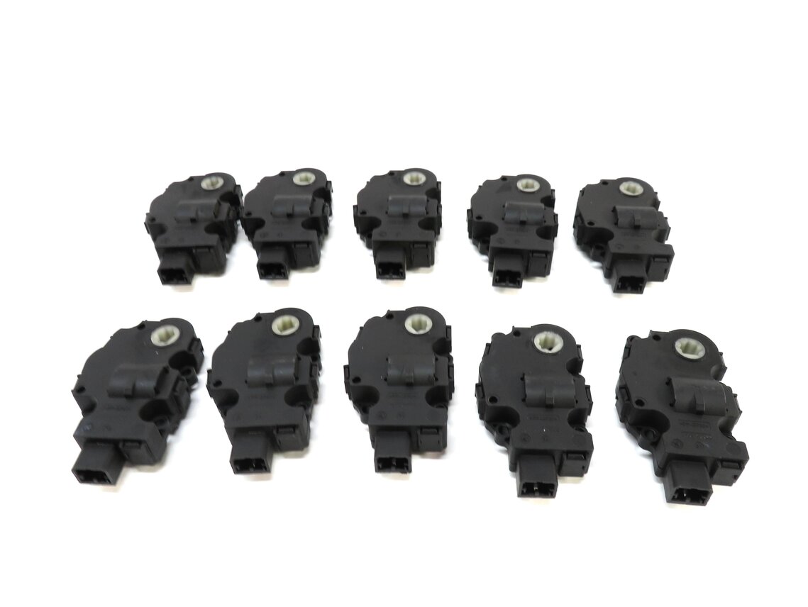 Thumbnail 2: 2012 BMW X5 (E70) FRONT HEATER A/C AIR BOX BLEND DOOR ACTUATOR MOTOR SET-10