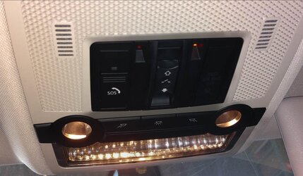 Thumbnail 2: 2012 BMW X5 (E70) FRONT DOMELIGHT MAP READING COURTESY DOME LIGHT LAMP (BEIGE)