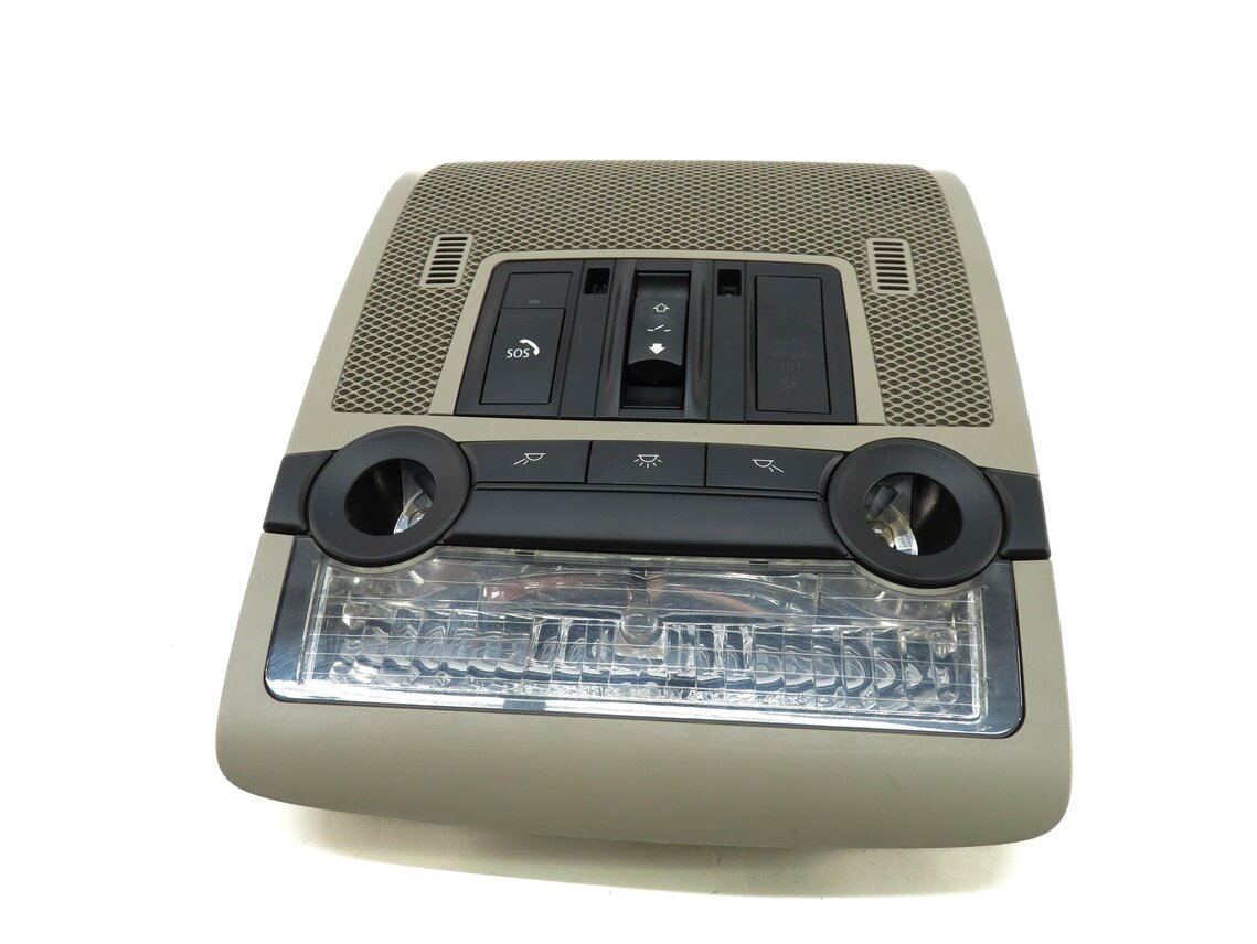 Thumbnail 3: 2012 BMW X5 (E70) FRONT DOMELIGHT MAP READING COURTESY DOME LIGHT LAMP (BEIGE)