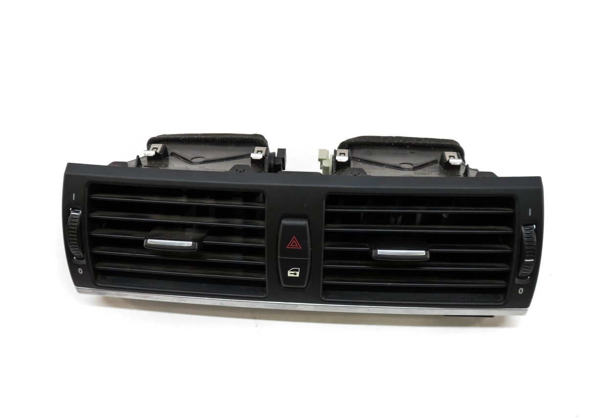 Thumbnail 2: 2012 BMW X5 (E70) FRONT CENTER DASH HEATER A/C AIR VENT w/ HAZARD LOCK SWITCH