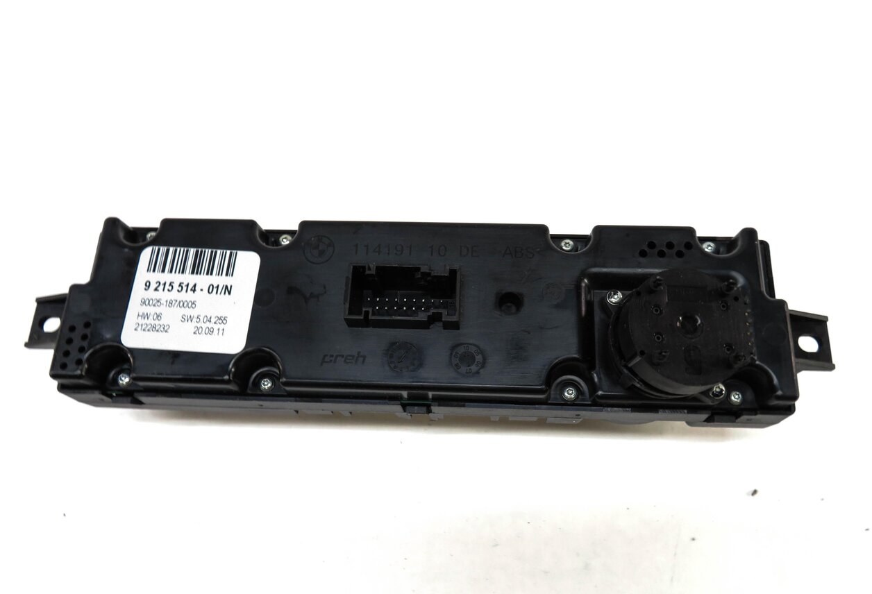 Thumbnail 5: 2007-2013 BMW X5 (E70) REAR HEATER A/C CLIMATE TEMPERATURE CONTROL PANEL