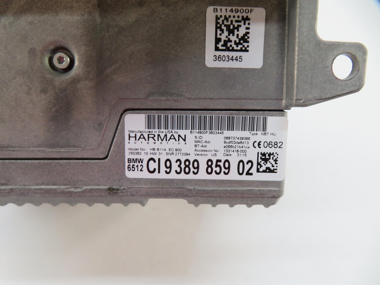 Thumbnail 5: 2014-2016 BMW 228i 328i 335i 428i 435i 528i 535i 550i - AM/FM CD STEREO RECEIVER