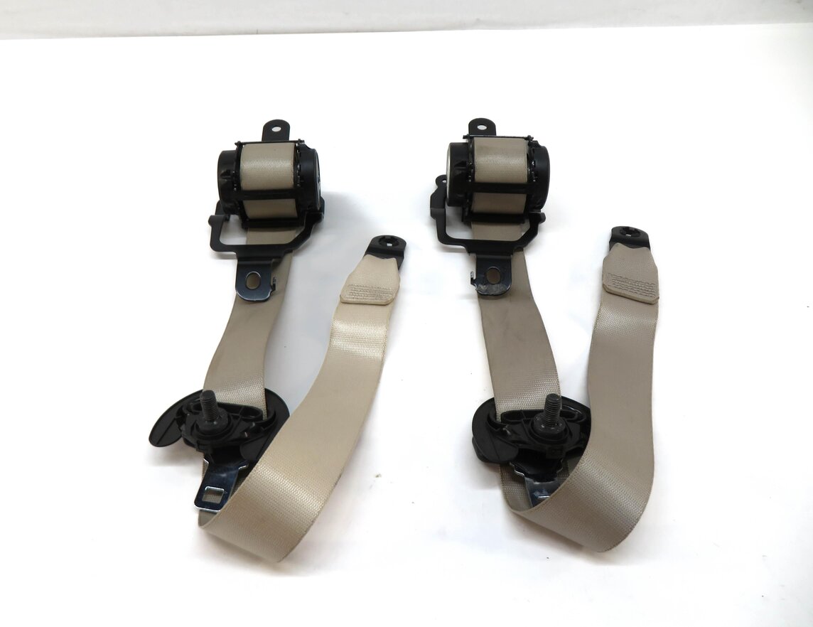 Thumbnail 2: 2016 BMW X5 (F15) LEFT & RIGHT REAR 2nd ROW SEAT SEATBELT RETRACTOR SET (BEIGE)