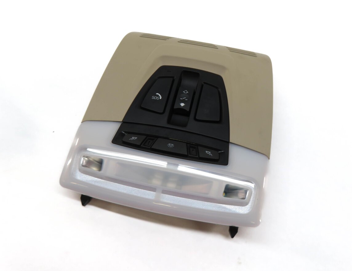 2016 BMW X5 (F15) FRONT DOMELIGHT MAP READING COURTESY DOME LIGHT LAMP (BEIGE)