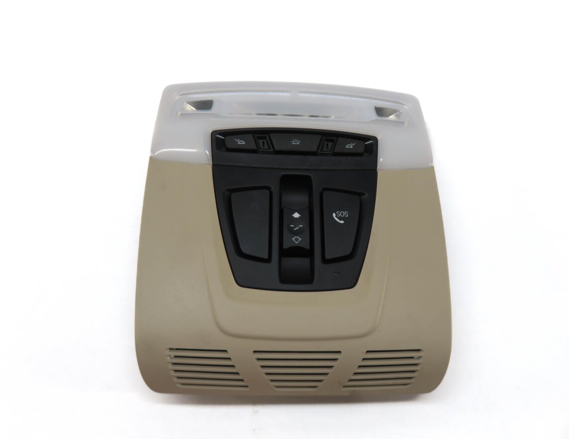 Thumbnail 3: 2016 BMW X5 (F15) FRONT DOMELIGHT MAP READING COURTESY DOME LIGHT LAMP (BEIGE)