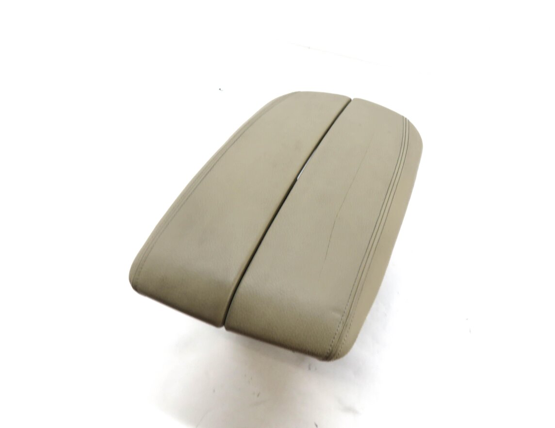 2014-2019 BMW X5 X6 (F15 F16) FRONT CENTER CONSOLE ARM REST COMPARTMENT (BEIGE)