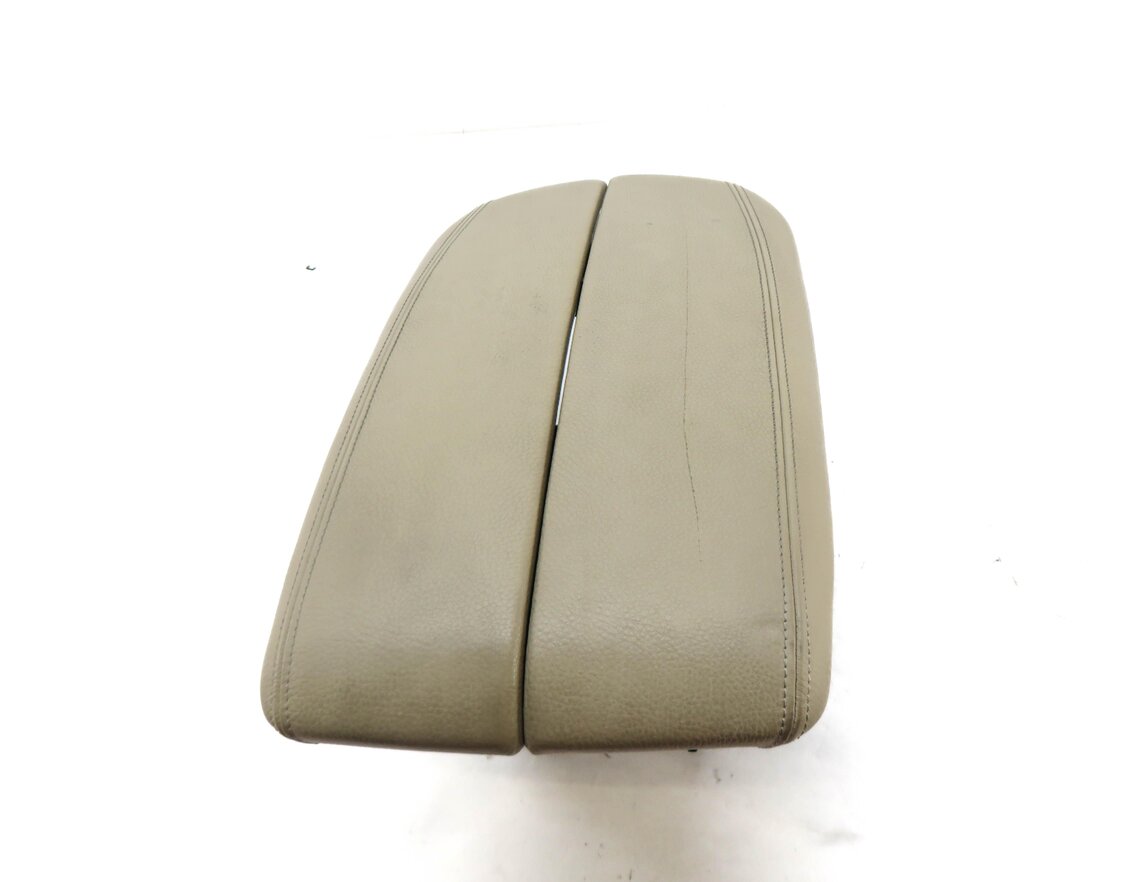 Thumbnail 2: 2014-2019 BMW X5 X6 (F15 F16) FRONT CENTER CONSOLE ARM REST COMPARTMENT (BEIGE)