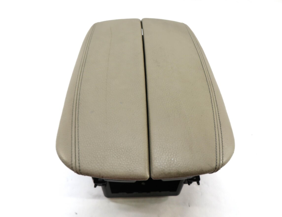 Thumbnail 3: 2014-2019 BMW X5 X6 (F15 F16) FRONT CENTER CONSOLE ARM REST COMPARTMENT (BEIGE)