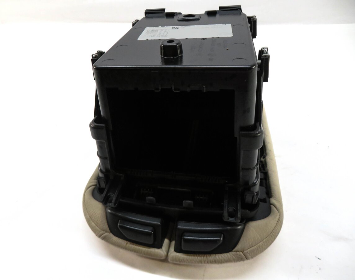 Thumbnail 5: 2014-2019 BMW X5 X6 (F15 F16) FRONT CENTER CONSOLE ARM REST COMPARTMENT (BEIGE)