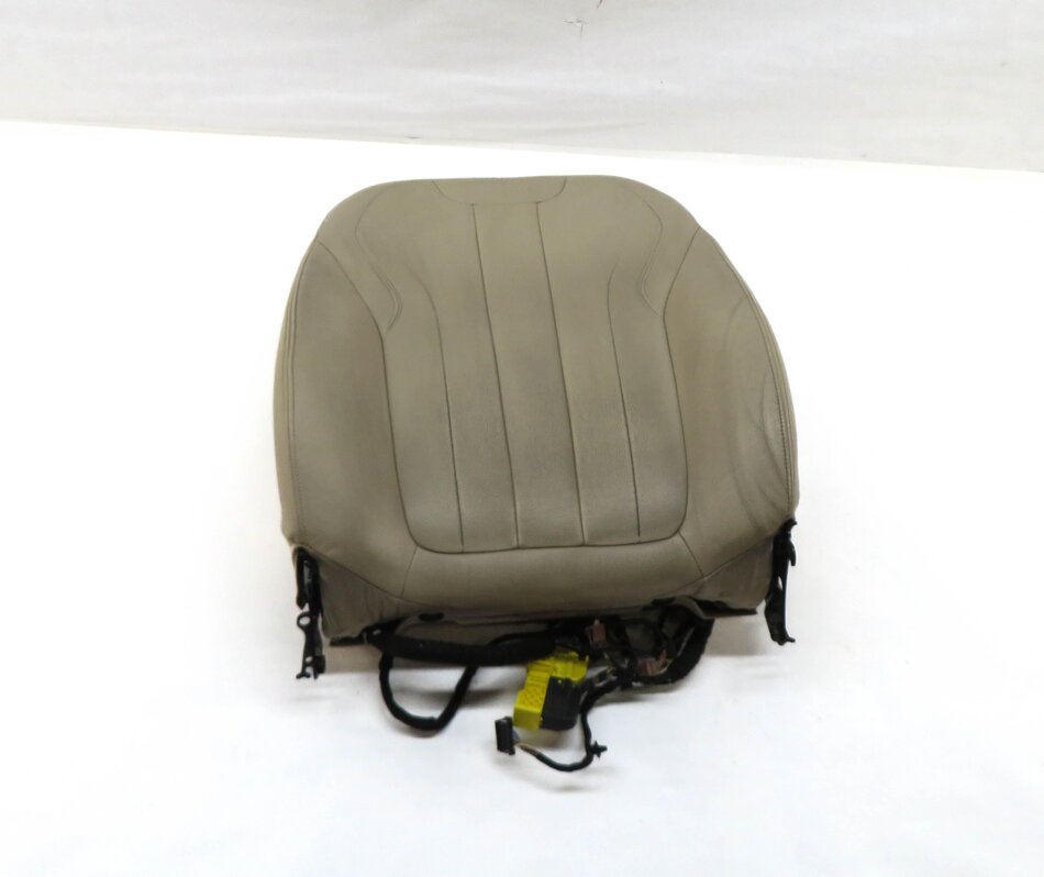 2016 BMW X5 (F15) LEFT FRONT DRIVER UPPER TOP HEATED SEAT CUSHION (BEIGE)