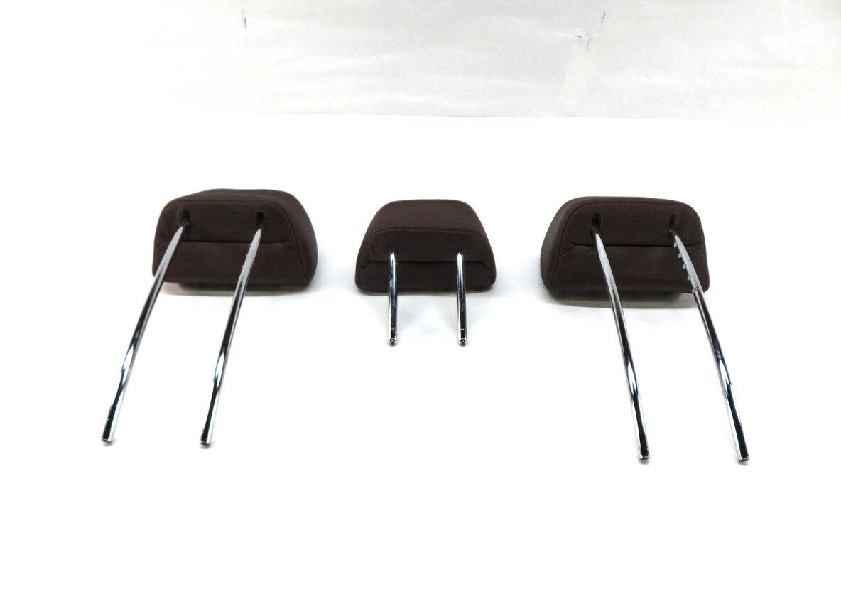 Thumbnail 5: 2010 MERCEDES E350 (W212) REAR LEFT CENTER RIGHT SEAT HEADREST SET (BROWN 254A)