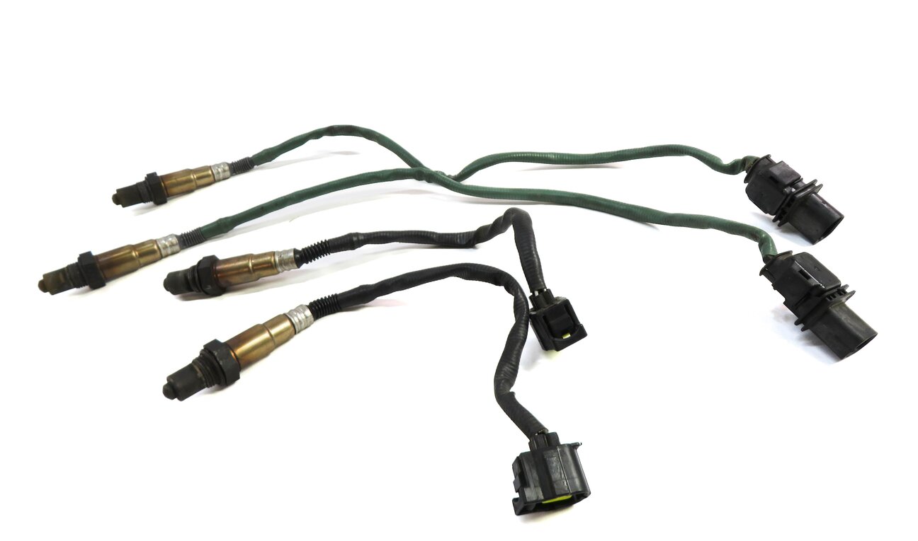 Thumbnail 2: 2010 MERCEDES E350 (W212) 3.5L PRE POST CAT O2 OXYGEN LAMBDA PROBE SENSOR SET-4