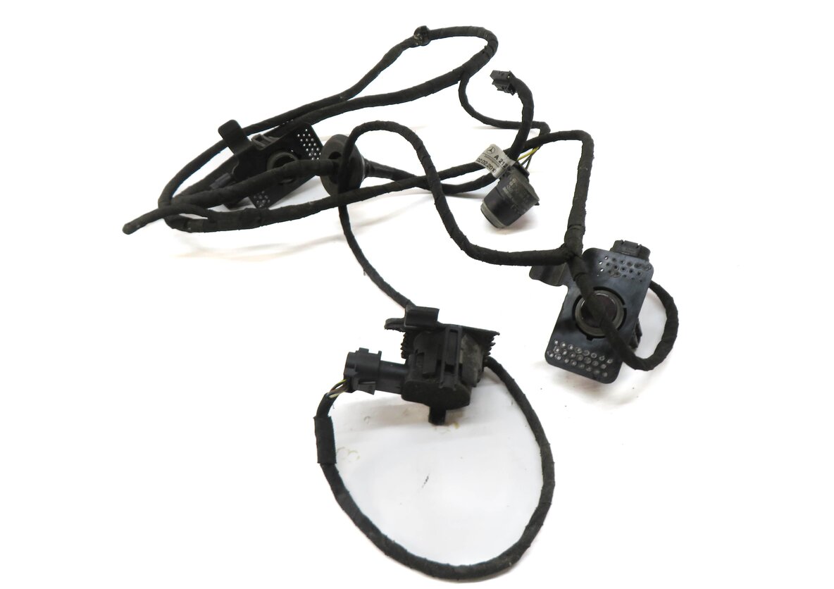 Thumbnail 3: 2010 MERCEDES E350 (W212) REAR PDC PARK DISTANCE SENSOR SET w/ HARNESS (BROWN)