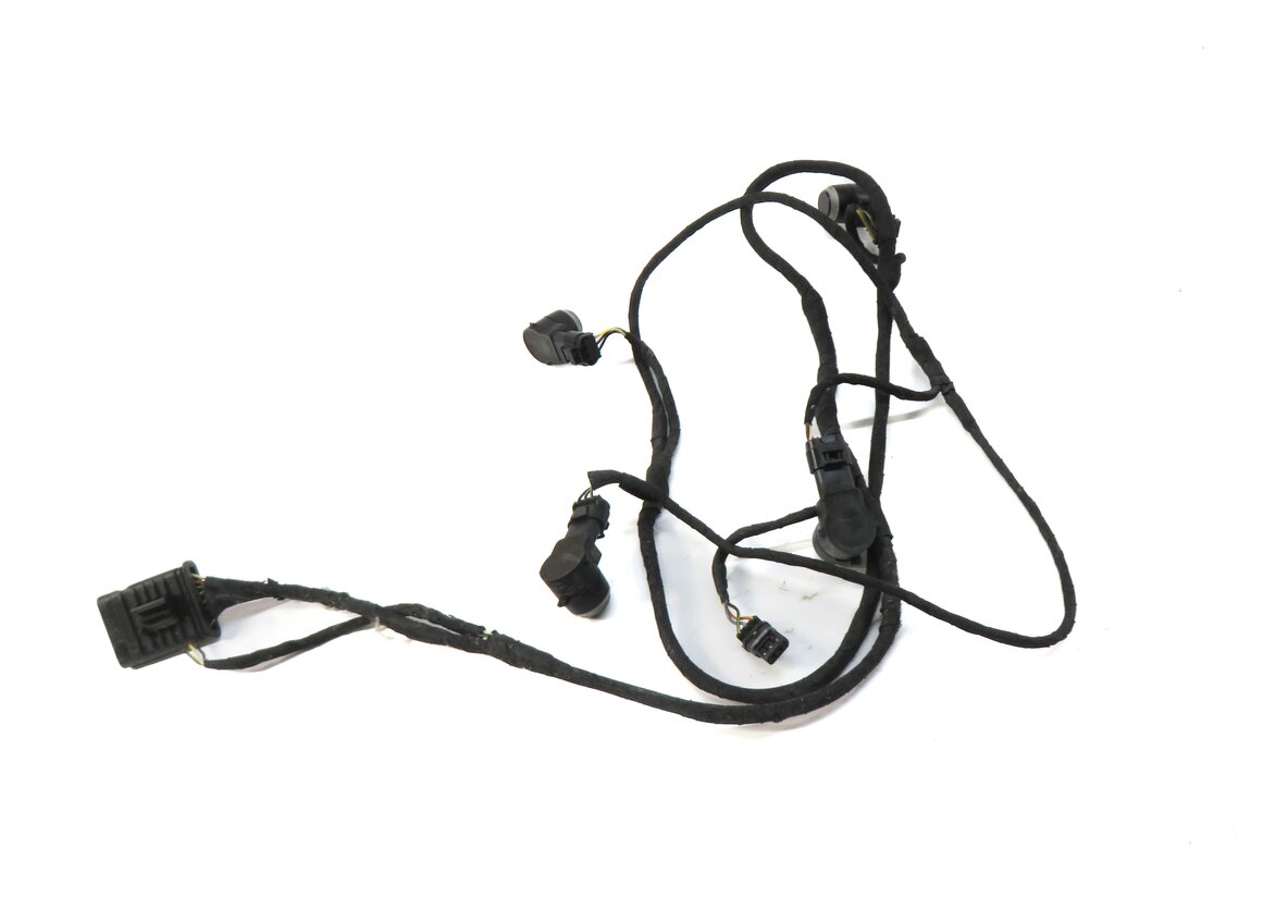 2010 MERCEDES E350 (W212) FRONT PDC PARK DISTANCE SENSOR SET w/ HARNESS (BROWN)