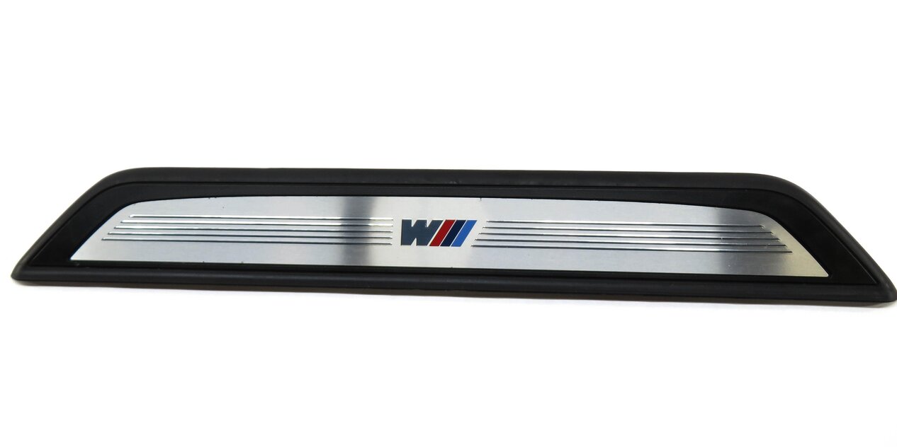 Thumbnail 4: 2013 BMW 750i (F01) FRONT & RIGHT DOOR SILL SCUFF PANEL TRIM SET ///M-SPORT