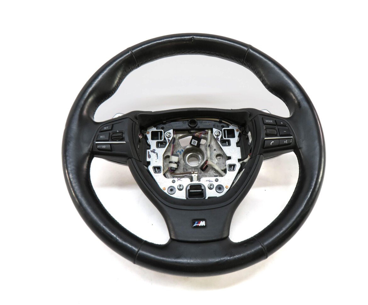 Thumbnail 4: 09-17 BMW 5 6 7 (F01 F02 F07 F10 F12) M SPORT HEATED STEERING WHEEL w/ PADDLES