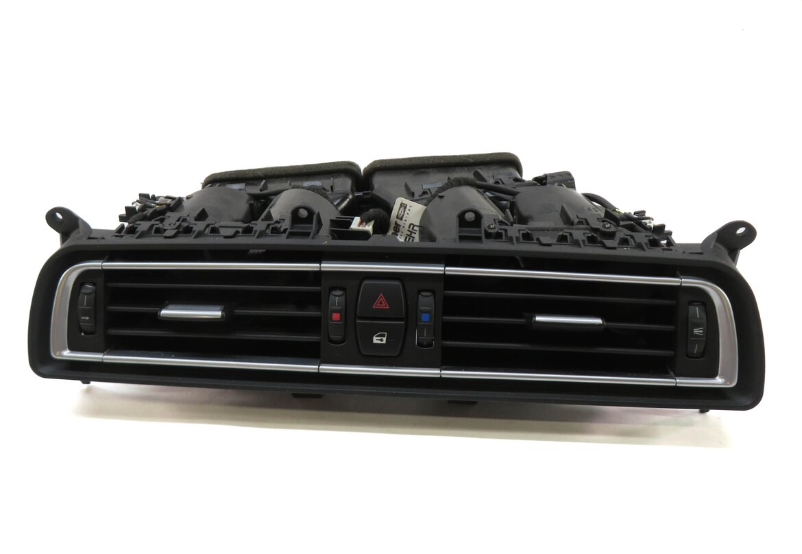 Thumbnail 2: 2013 BMW 750i (F01) CENTER DASH HEATER A/C AIR VENT w/ HAZARD & CENTRAL LOCK