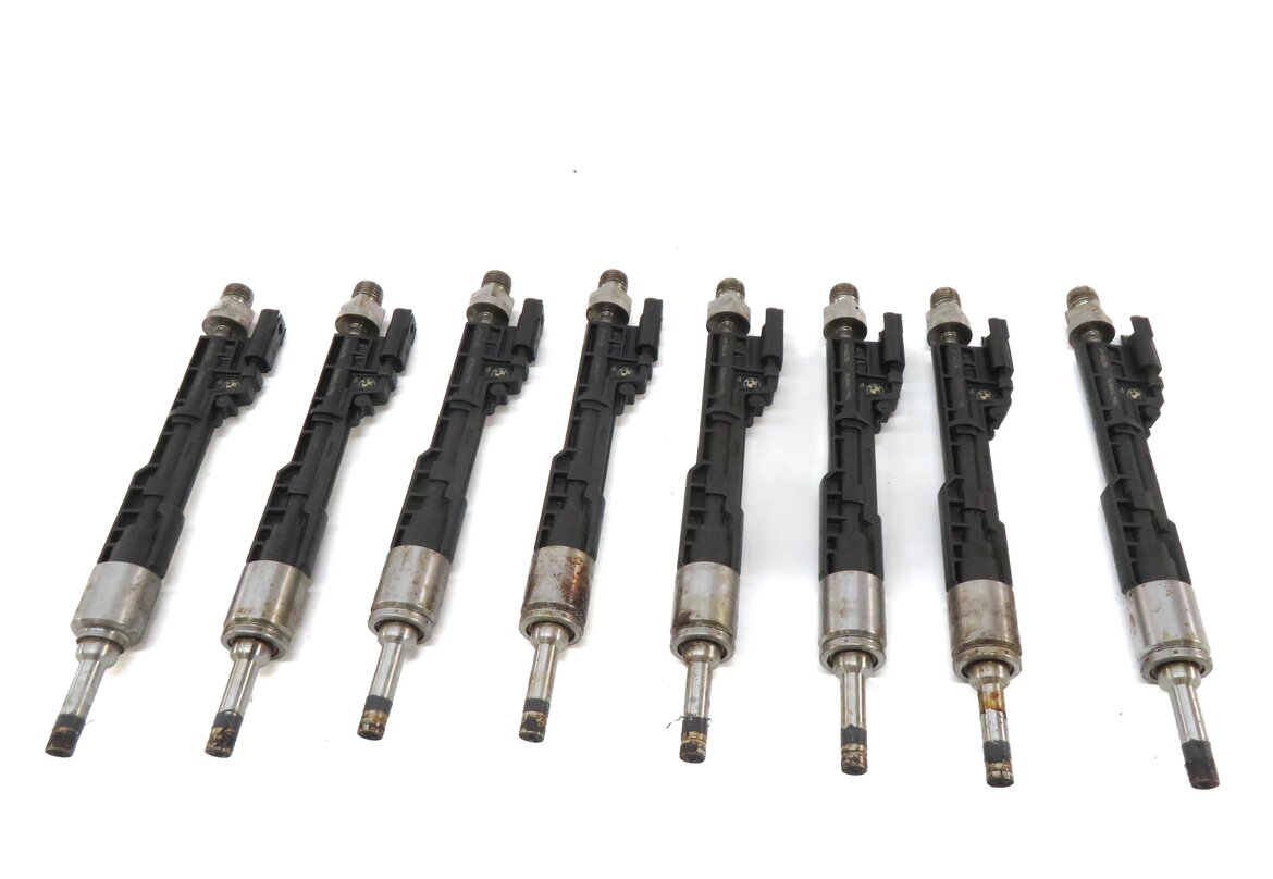 Thumbnail 3: 12-14 BMW 550iGT 650i 750i M5 M6 (F01 F07 F10 F12) 4.4L N63 FUEL INJECTOR SET