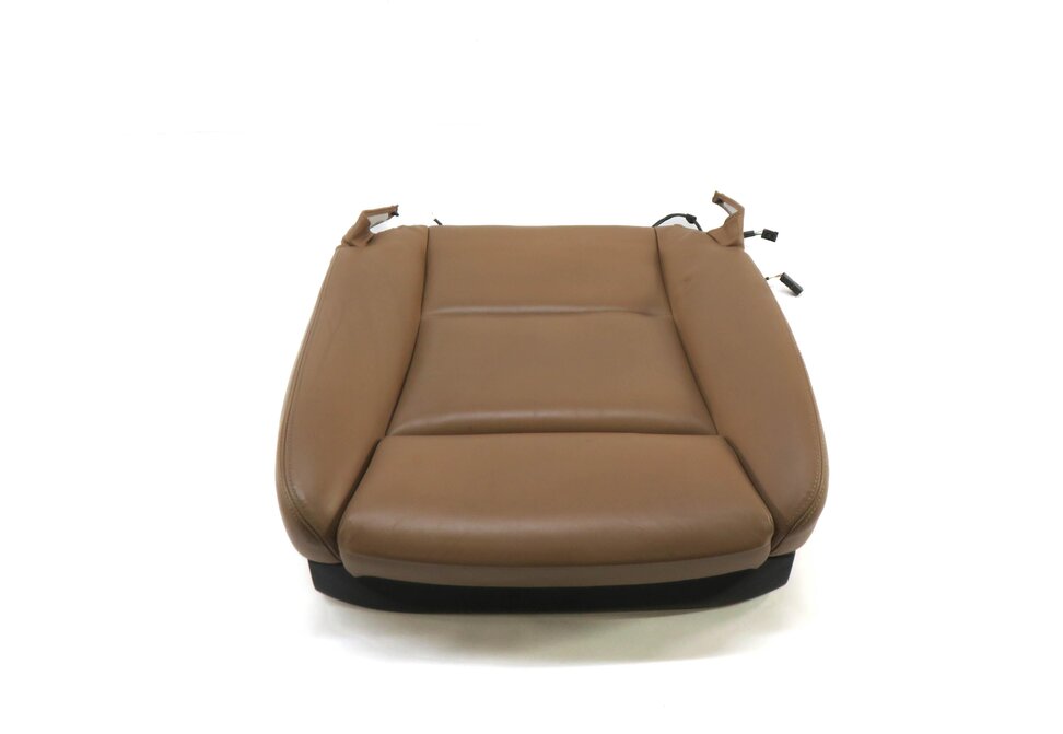 Thumbnail 2: 2013 BMW 750i (F01) PASSENGER LOWER BOTTOM HEATED SPORT SEAT CUSHION (BROWN)