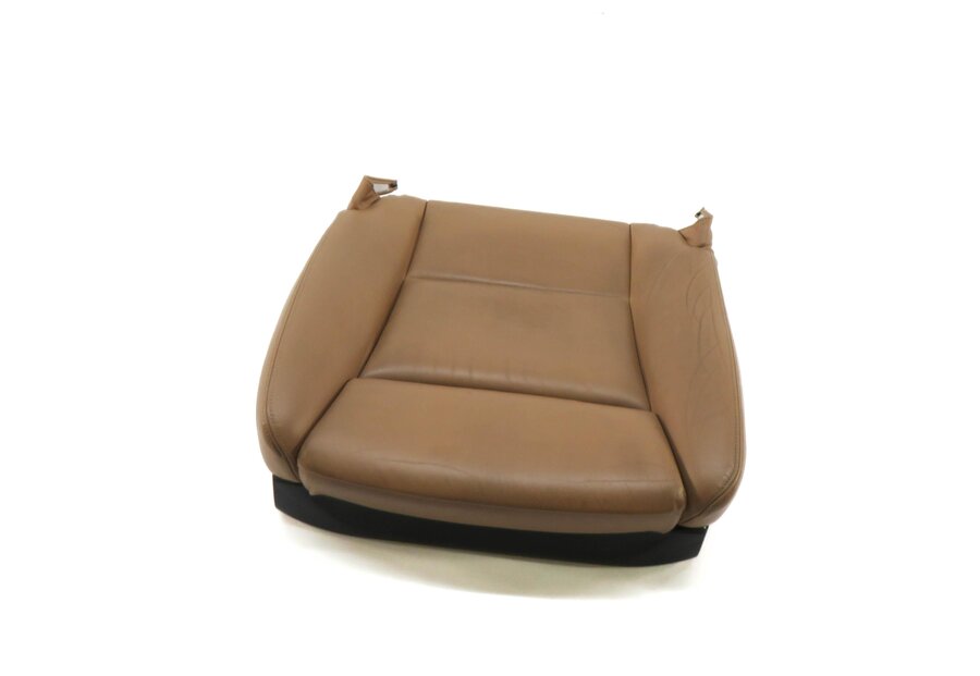 2013 BMW 750i (F01) LEFT DRIVER LOWER BOTTOM HEATED SPORT SEAT CUSHION (BROWN)