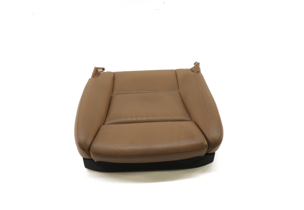 Thumbnail 2: 2013 BMW 750i (F01) LEFT DRIVER LOWER BOTTOM HEATED SPORT SEAT CUSHION (BROWN)
