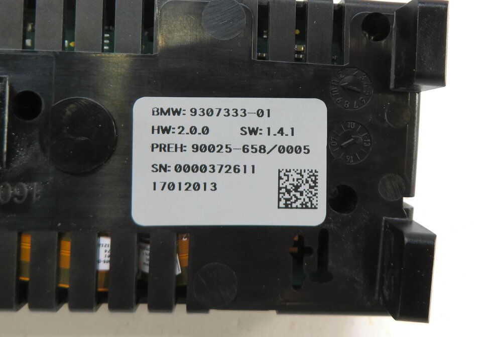 Thumbnail 7: 09-17 BMW 528i 535i 550i 645i 740i 750i 760i (F01 F10) REAR TEMPERATURE CONTROL