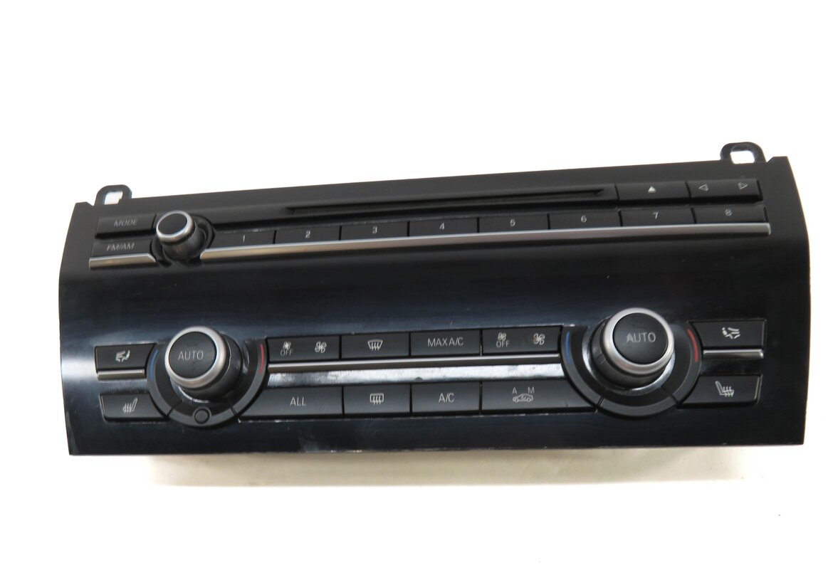 Thumbnail 3: 2011-2015 BMW 740i 750i 760i (F01) FRONT A/C HEATER CLIMATE RADIO CONTROL PANEL