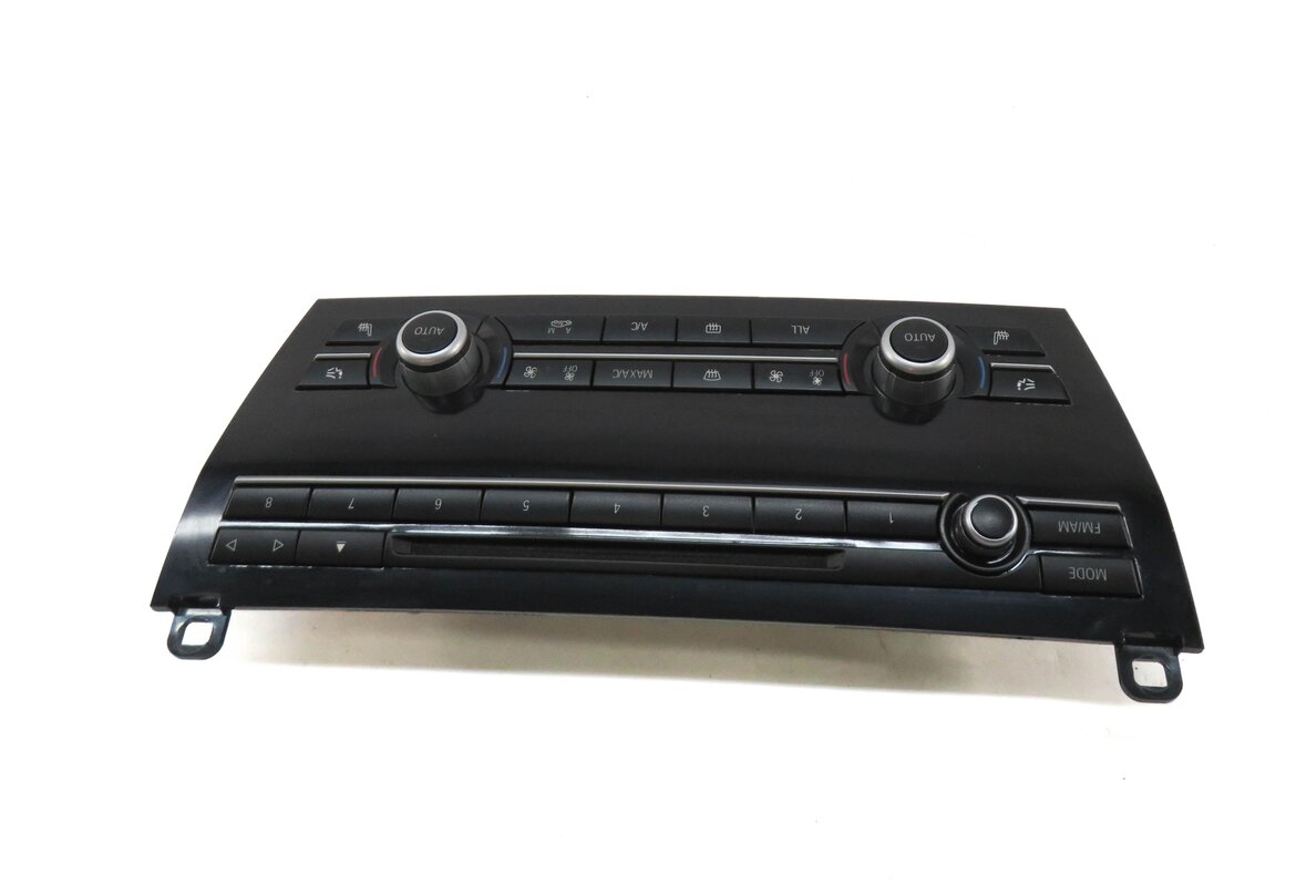 Thumbnail 4: 2011-2015 BMW 740i 750i 760i (F01) FRONT A/C HEATER CLIMATE RADIO CONTROL PANEL