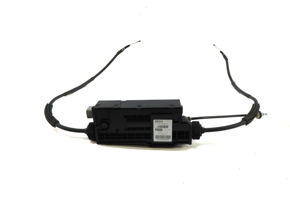 Thumbnail 2: 2013 BMW 750i (F01) EMERGENCY PARKING BRAKE ACTUATOR MOTOR w/ CABLES