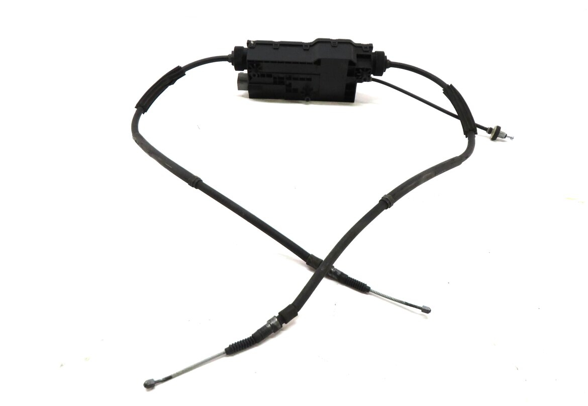 Thumbnail 3: 2013 BMW 750i (F01) EMERGENCY PARKING BRAKE ACTUATOR MOTOR w/ CABLES