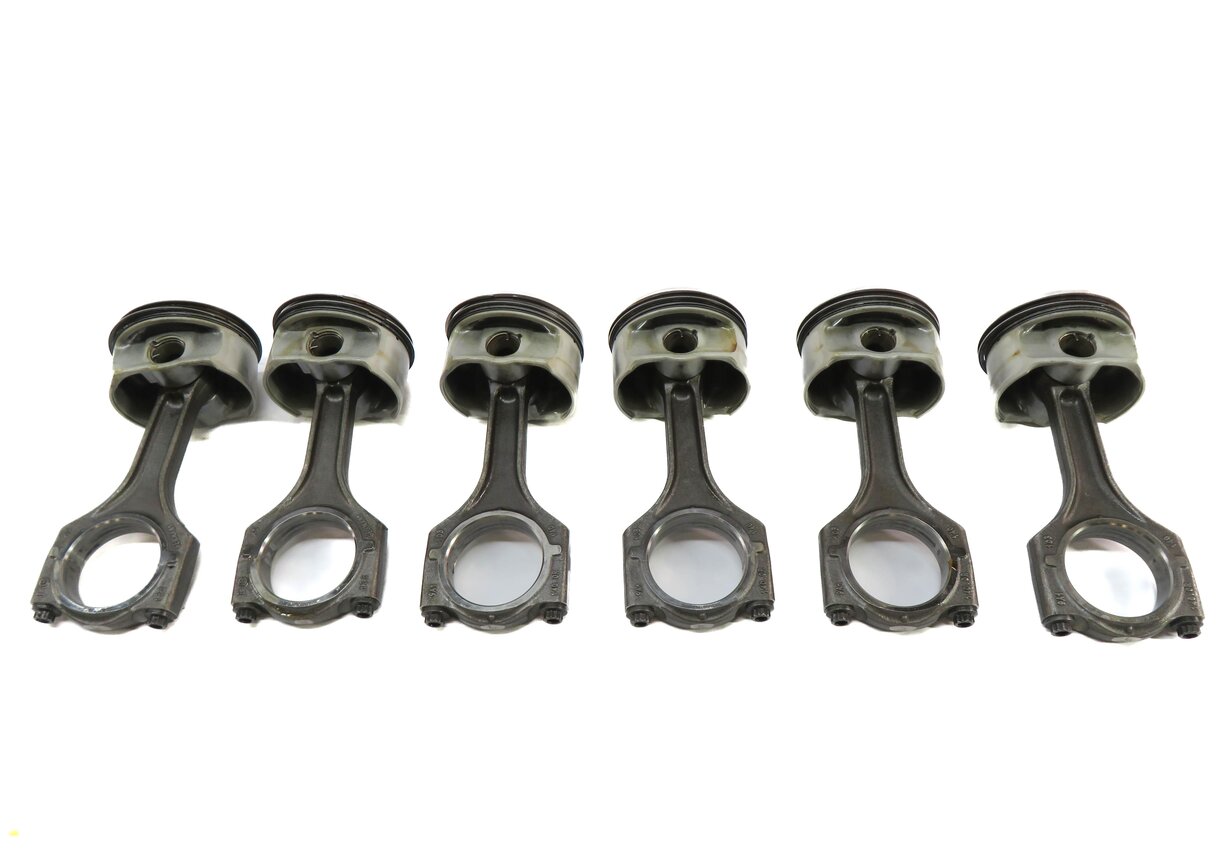 Thumbnail 3: 2009-2012 PORSCHE BOXSTER CAYMAN (987) 2.9L ENGINE PISTON w/ CONNECTING ROD SET