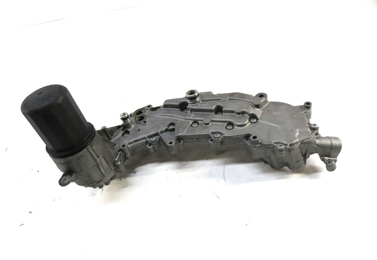Thumbnail 2: 2009 PORSCHE CAYMAN (987) 2.9L M96 ENGINE OIL COOLER FILTER HOUSING