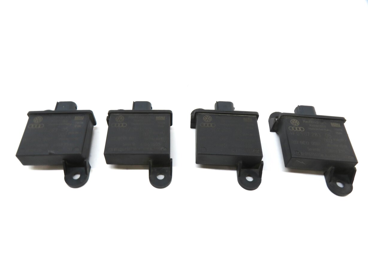 Thumbnail 2: 2009 PORSCHE CAYMAN (987) TPMS TIRE AIR PRESSURE SENSOR TRIGGER MODULE SET-4